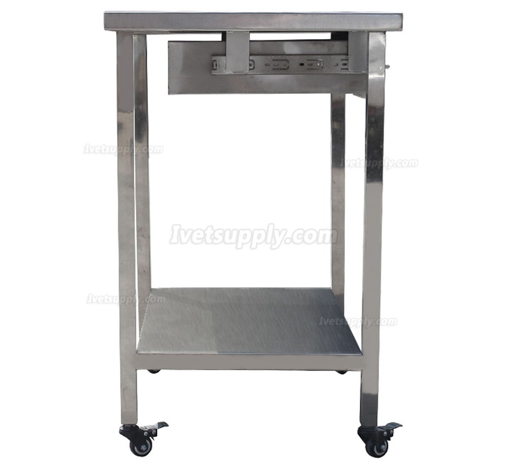 Veterinary Examination Table Pet Treatment Table WT-25 With Drawer (Stainless Steel Material)