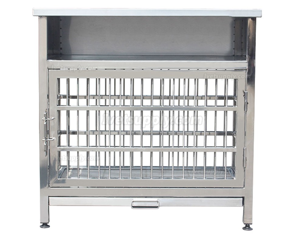 Veterinary stainless steel examination operating table WT-31with pet cage Veterinary stainless steel examination operating table WT-31with pet cage