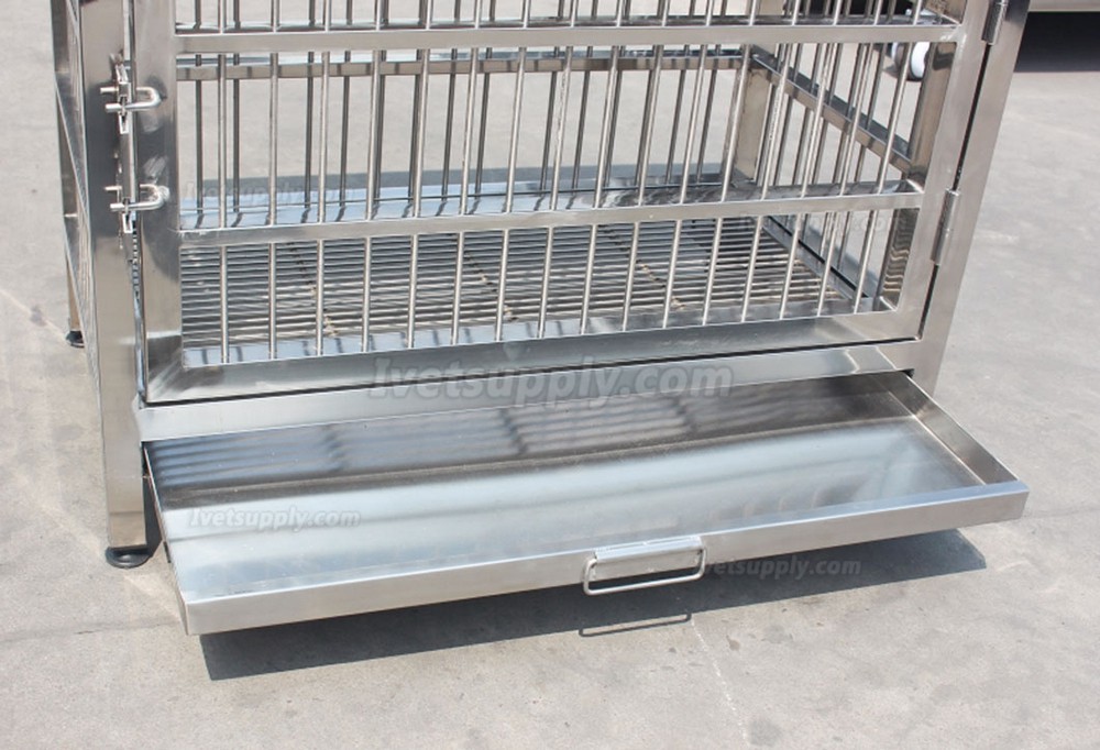 Veterinary stainless steel examination operating table WT-31with pet cage Veterinary stainless steel examination operating table WT-31with pet cage