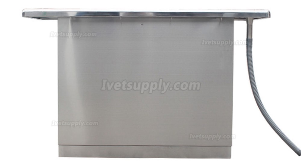 Veterinary stainless steel examination treatment table WT-32 with drawers and cabinets