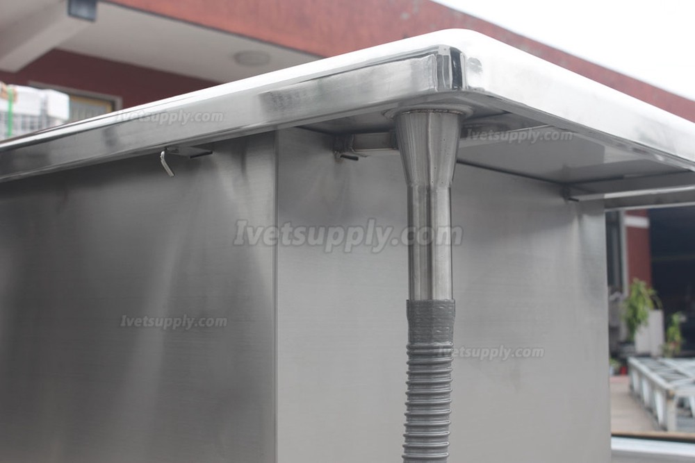 Veterinary stainless steel examination treatment table WT-32 with drawers and cabinets Veterinary stainless steel examination treatment table WT-32 with drawers and cabinets