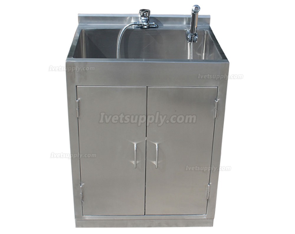 Veterinary Pet Cage Washing Sink Overall 304 Stainless Steel WT-42 Veterinary Pet Cage Washing Sink Overall 304 Stainless Steel WT-42