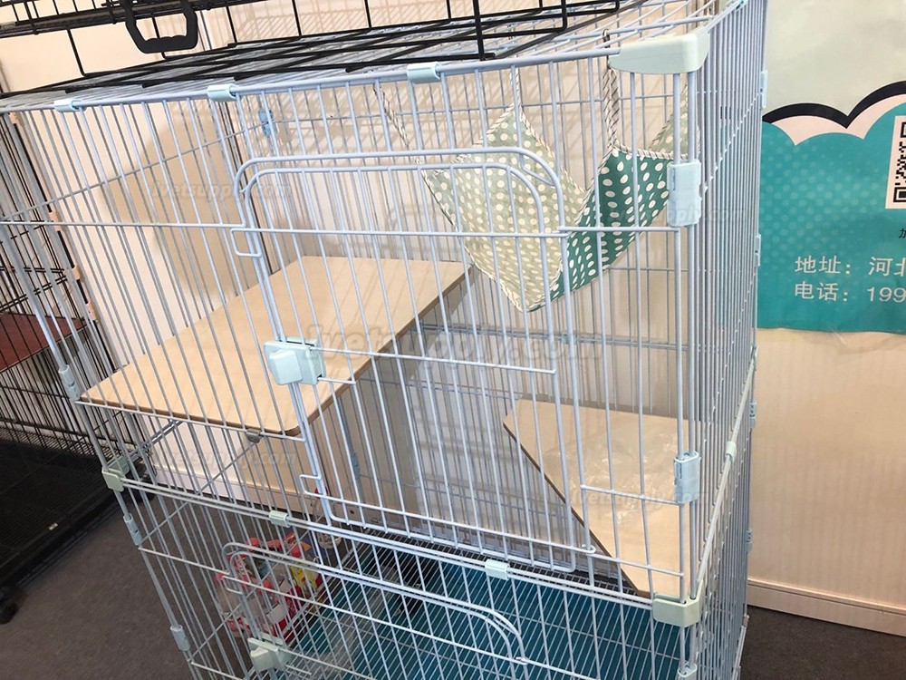 Veterinary Breathable Cat Cages Pet Cat Cattery Large 2 Layers Veterinary Breathable Cat Cages Pet Cat Cattery Large 2 Layers