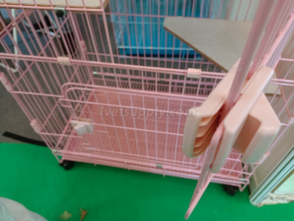 Veterinary Breathable Cat Cages Pet Cat Cattery Large 2 Layers Veterinary Breathable Cat Cages Pet Cat Cattery Large 2 Layers