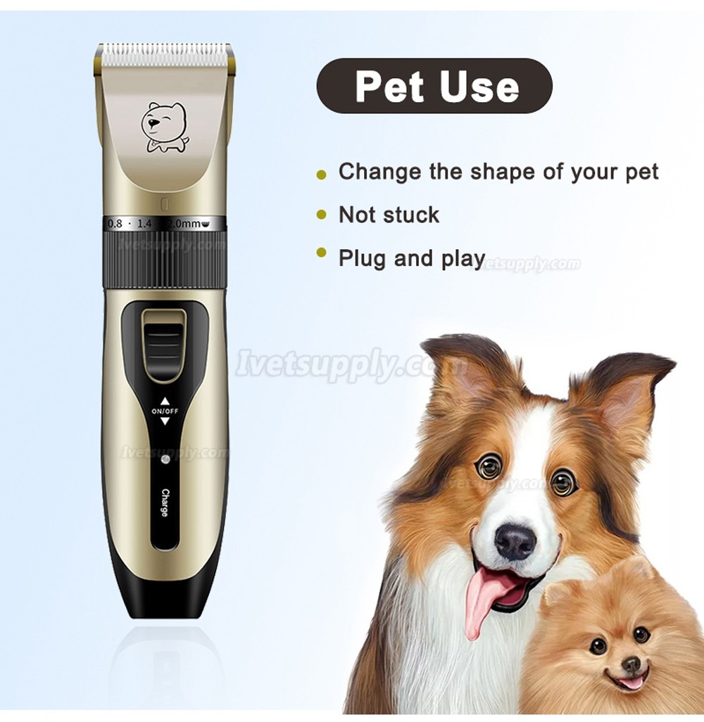 Electric Pet Grooming Kit Low Noise Dog Cats Hair trimmer WTF6-1