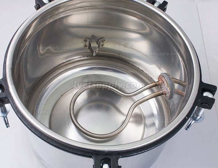 8L Portable Veterinary Autoclave Steam Sterilizer Table Top Sterilizer