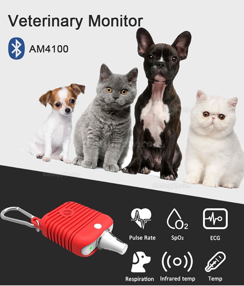 BERRY AM4100 Mini Veterinary Patient Monitor Pet / Animal Monitor for ...
